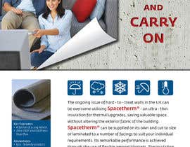 #92 untuk Advertisement Design for Spacetherm (Construction) oleh yiama