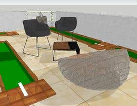 #14 för Simple golf course layout - for condo patio 4 or 5 hole course. av samanishu12