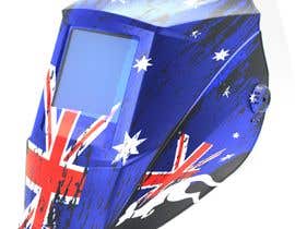 nº 16 pour Design an Australian Flag and Kangaroo on a Welding Helmet par Piyal3333 