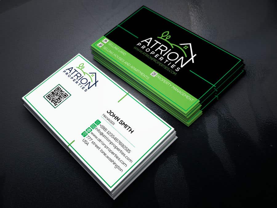 Contest Entry #365 for                                                 business card for real estate company
                                            