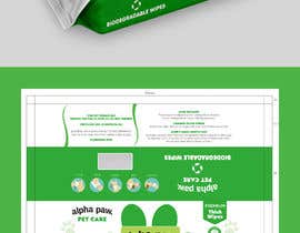 #26 para Design the packaging for wipes por YhanRoseGraphics