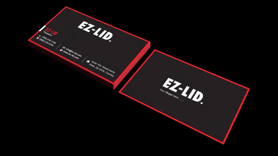 Contest Entry #47 for                                                 Design some Business Cards for EZ-LID
                                            
