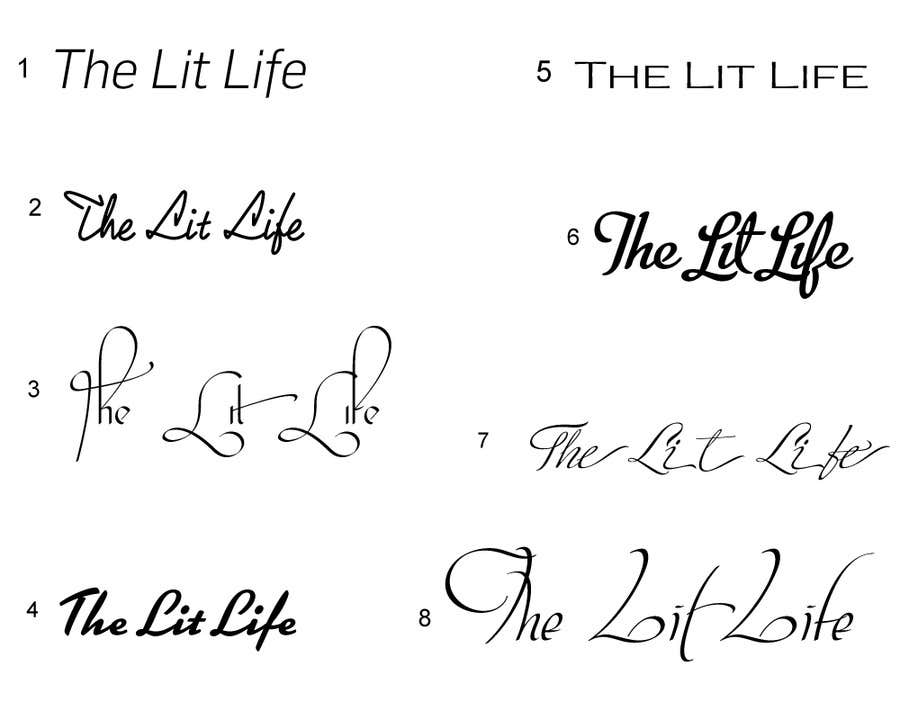 Proposition n°39 du concours                                                 Design a Logo for The Lit Life
                                            