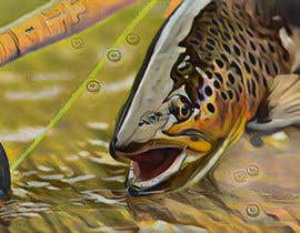 #47 for Illustrate fish (trout) under water with some humor by gourabsutradhar