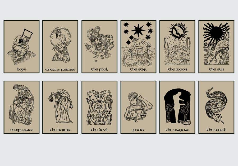 ผลงานการประกวด #42 สำหรับ                                                 I need ORIGINAL ART. Concept art of Tarot Cards
                                            