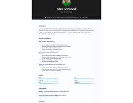 #112 for $15 per single page resume WEBSITE - Submit a quality responsive resume website and I might buy it af ronylancer