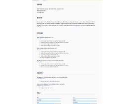 #114 för $15 per single page resume WEBSITE - Submit a quality responsive resume website and I might buy it av ronylancer