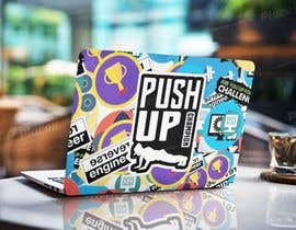 yuvash449님에 의한 Design a laptop sticker to show the achievement of a Push-ups challenge, with the target audience software developers/ programmers/hackers.을(를) 위한 #41