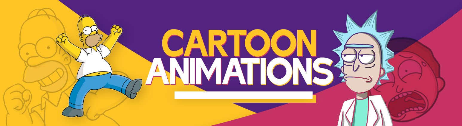  banner para dibujos animados de animación de canal de youtube