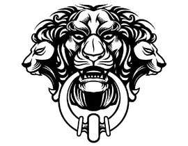 nº 93 pour Lions Head Door Knocker Logo Design par sabbirhossain146 