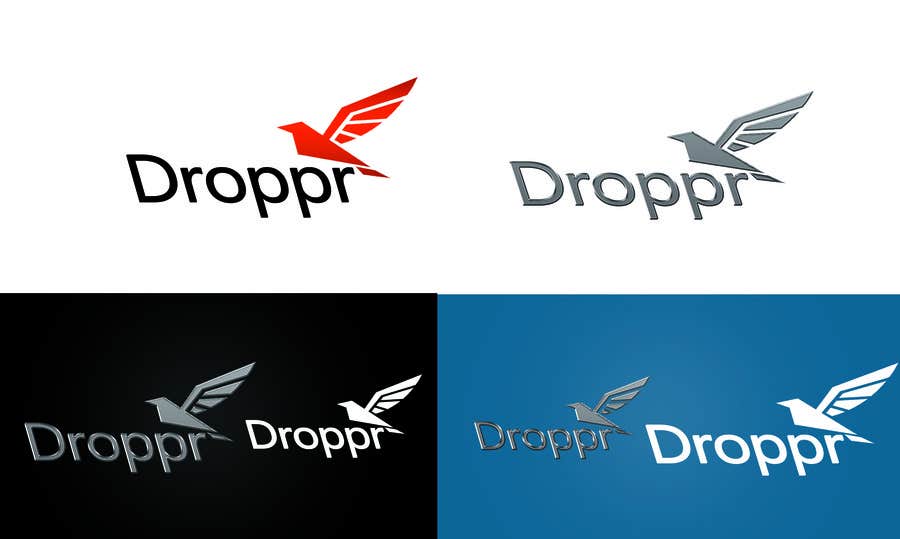 Intrarea #14 pentru concursul „                                                Create a modern and simple logo for delivery service app Droppr
                                            ”