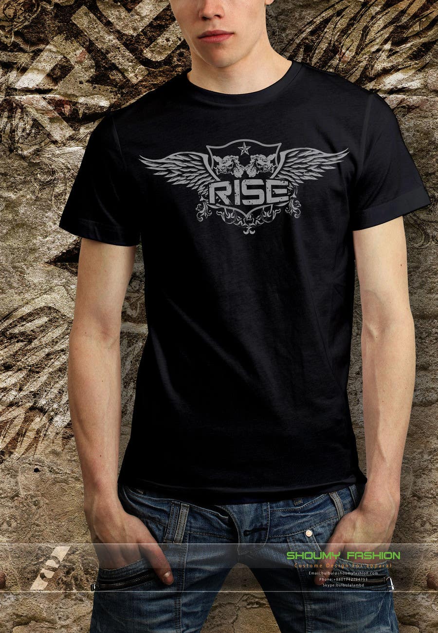 Příspěvek č. 70 do soutěže                                                 T-shirt Design for RiSE (Ride in Style, Everyday)
                                            