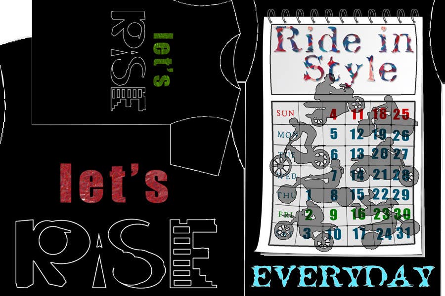 Participación en el concurso Nro.83 para                                                 T-shirt Design for RiSE (Ride in Style, Everyday)
                                            