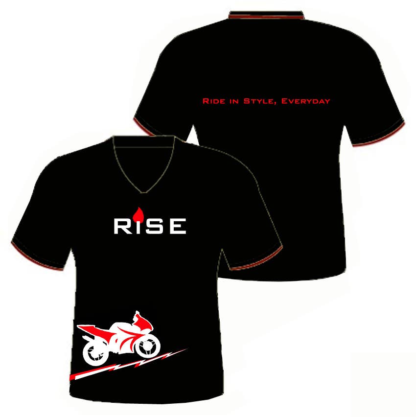 Wasilisho la Shindano #61 la                                                 T-shirt Design for RiSE (Ride in Style, Everyday)
                                            