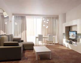 #14 para Interior Design (3D Rendering) for 1 Bedroom and 1 Living room de freemarkcasty91