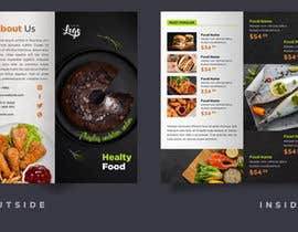 #13 za Four fold menu brochure design od mdbayjid