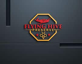 nº 43 pour Flying Hive Preserve Logo par alshamim0011 