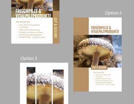 #47 untuk Design of 4 different posters for mushroom shop oleh ferisusanty