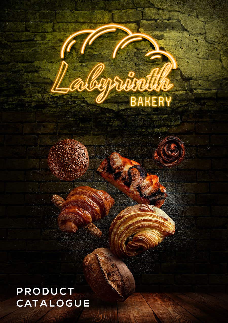 Entri Kontes #286 untuk                                                Bakery catalogue menu for the company name Labyrinth
                                            