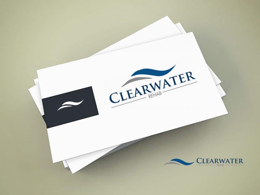 Konkurrenceindlæg #27 for                                                 Logo and business card design for Clearwater Rehab keep it simple and professional using white and blue colours.
                                            