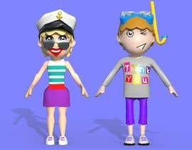 Cromon tarafından Create a male and female 3D character for a kids mobile game için no 53