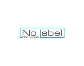 #77 for I need a logo for a company. The company is a BBQ catering/food truck/restaurant business. The name is “No Label Barbecue”. I am looking for a simple and clean design, white letters over a black background. by parvezshamim280