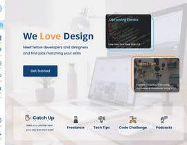 Nro 41 kilpailuun Improve UX and design of Frontend Social website käyttäjältä irecka1990