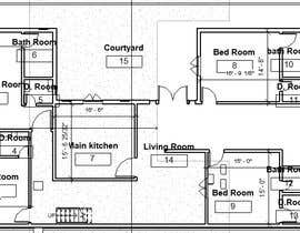 #37 para Build me 2D Floor Plan for 2 Floor house! de sabirniazi138
