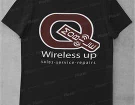 nº 9 pour I need this logo redesign with a cleaner look for tshirt. Also needs to say Wireless up under logo then sales service repairs under wireless par shamemashraf60 