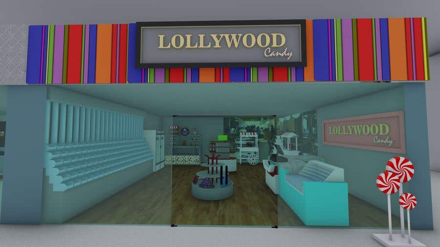 Proposition n°8 du concours                                                 LOLLYWOOD CANDY STORE INTERIOR DESIGN
                                            