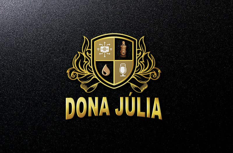 Kilpailutyö #55 kilpailussa                                                 Logotipo for craft beer brand - DONA JÚLIA
                                            