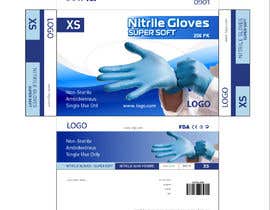 Nro 68 kilpailuun Nitrile Gloves Box packaging käyttäjältä yasineker