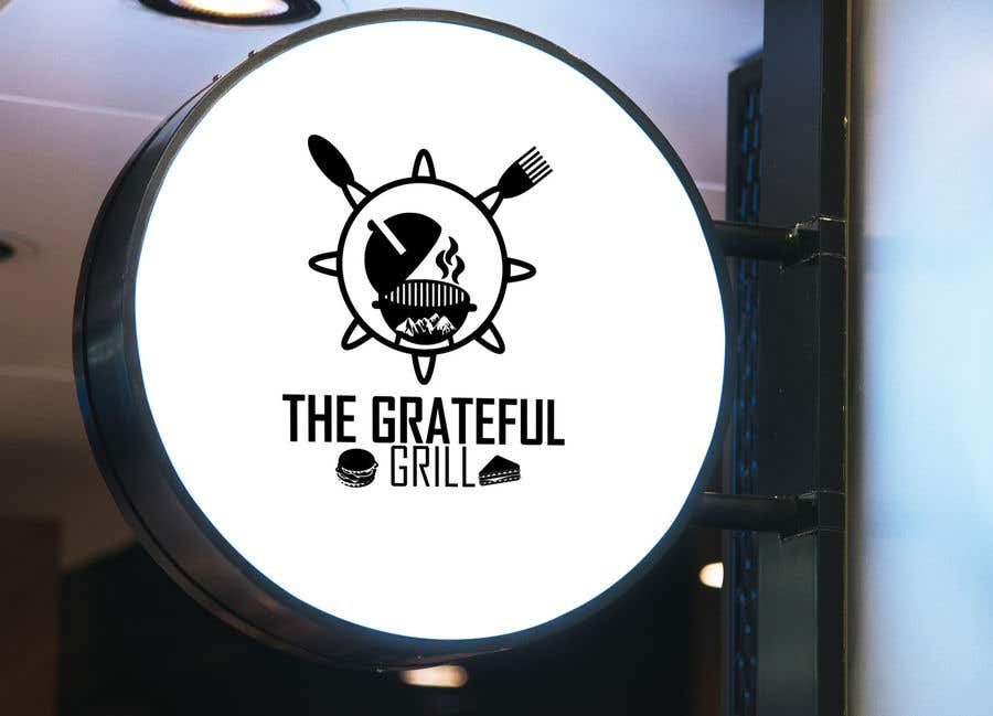 Entri Kontes #66 untuk                                                The Grateful Grill Brand
                                            