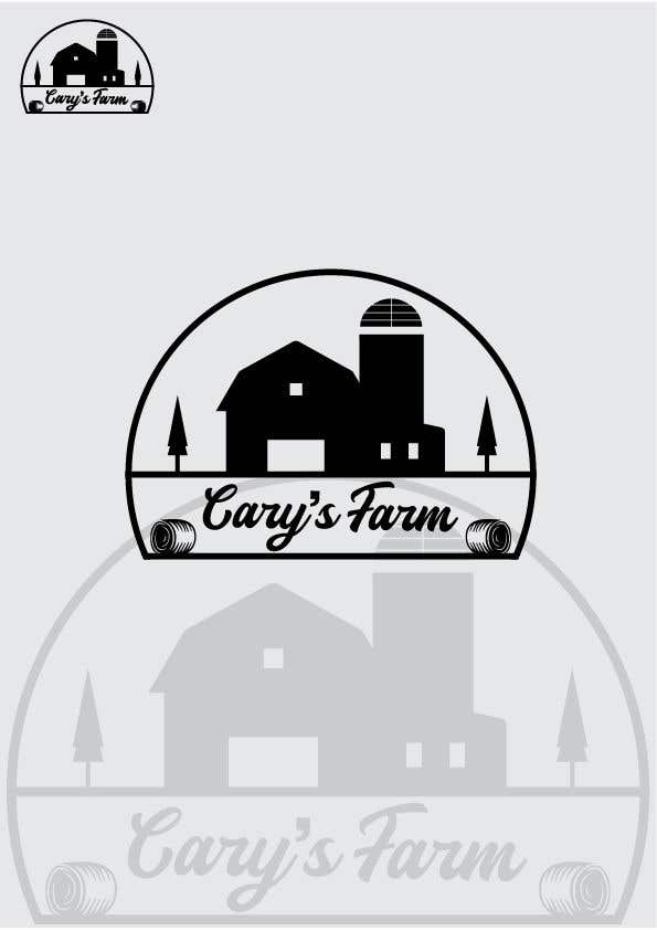 Proposta in Concorso #44 per                                                 Vintage farm logo for cary’s farm.  It’s grows microgreens locally
                                            