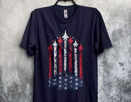 #106 untuk American flag with airplanes or rockets or both oleh AbdullahDesign24