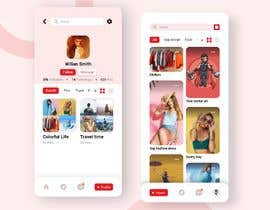#24 for Redesign Pinterest UI/UX Homepage/Profile page by ikdpartho