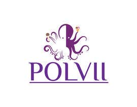 Nro 89 kilpailuun create a logo for an ice cream shop with this name: POLVII and with the figure of the octopus. käyttäjältä tazmim28198
