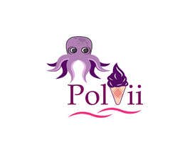 Nro 82 kilpailuun create a logo for an ice cream shop with this name: POLVII and with the figure of the octopus. käyttäjältä mithumiah80066