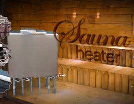 #4 para Design a photorealistic photo of a non electric sauna heater de pau00pau