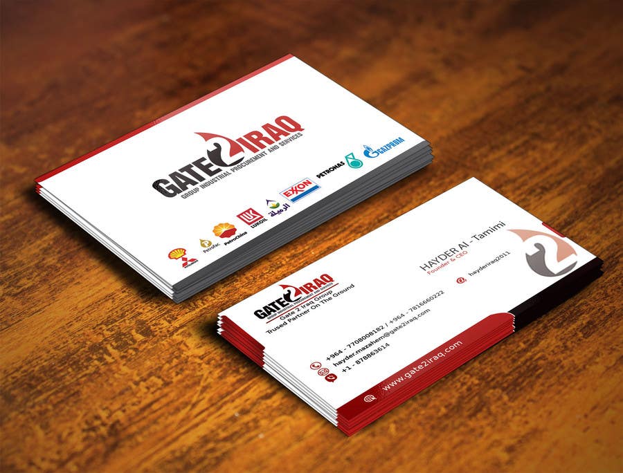 Contest Entry #23 for                                                 Design some Business Cards for Gate2Iraq Group
                                            
