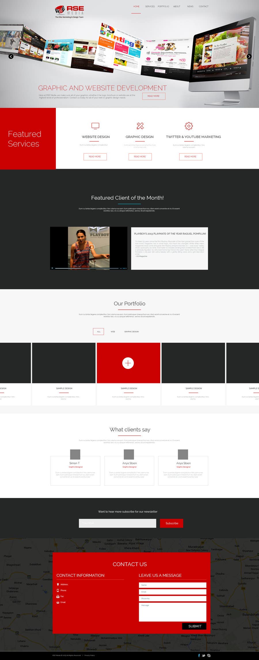 Contest Entry #3 for                                                 Design a website mockup for a software company
                                            