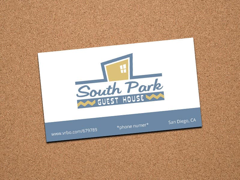 Intrarea #90 pentru concursul „                                                Design a Logo/ Business card for South Park Guest House
                                            ”