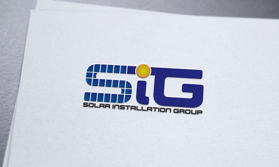Participación en el concurso Nro.124 para                                                 Design a Logo for SIG - Solar Installation Group
                                            