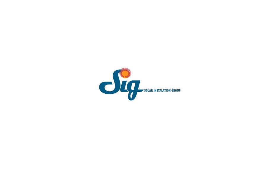 Natečajni vnos #102 za                                                 Design a Logo for SIG - Solar Installation Group
                                            