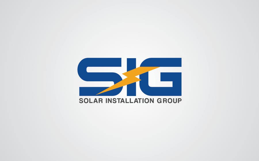 Natečajni vnos #111 za                                                 Design a Logo for SIG - Solar Installation Group
                                            