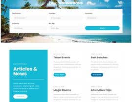 #17 untuk Homepage design for a informational travel website oleh RajuBepary