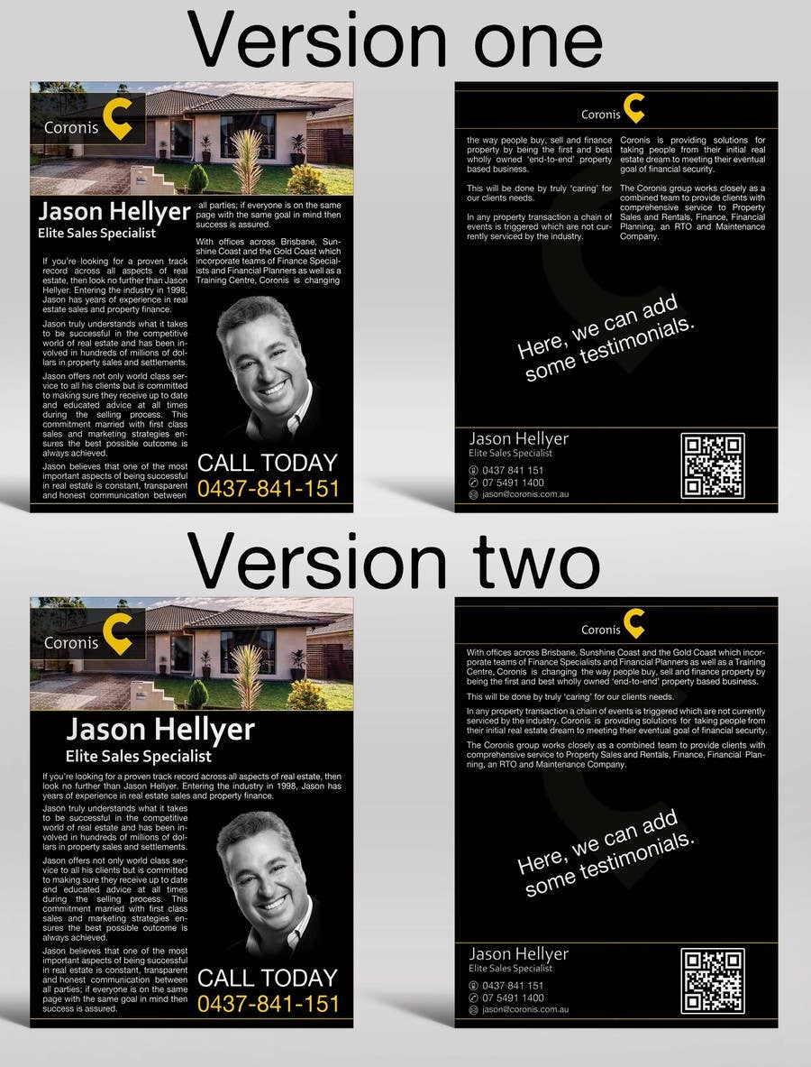 Contest Entry #19 for                                                 Design a Flyer for Real Estate Agent
                                            