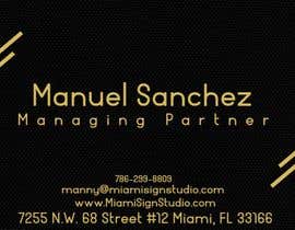 #198 para Manuel Sanchez - Business Cards de topphdesign