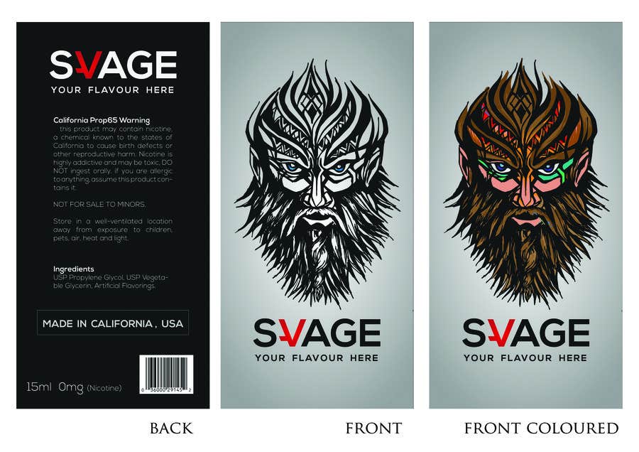 Contest Entry #91 for                                                 Savages bottle label design
                                            