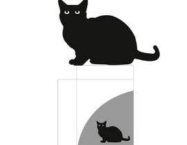 #19 for Graphic a cat silhouette design on Letter Box / Mail Box by mindpixell